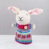 ChunkiChilli hand knitted lamb puppet