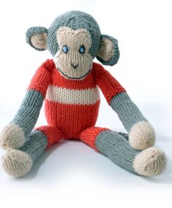 Monkey in Red with White Stripe
