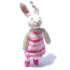 Rabbit Soft Toy in Stripe Dress