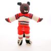 Beaver Soft Toy in Ice Hockey Outfit