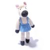 Horse Soft Toy in Blue Ballet Dress