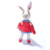 Rabbit Toy in Red Ballet Dress