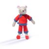 Organic Cotton Mouse Soft Toy in Chinese Outfit