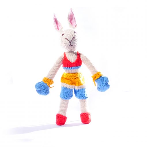 Organic Cotton Boxer Rabbit Toy