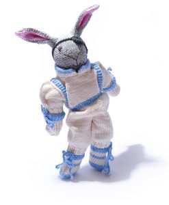 Organic Cotton Astronaut Bunny Soft Toy by ChunkiChilli