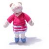 Organic Cotton Cat Soft Toy in Changeable Outfit by ChunkiChilli