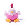 Organic Cotton Pink Chicken Soft Toy by ChunkiChilli