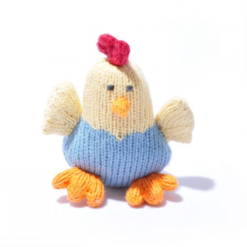 Organic Cotton Yellow Chicken Soft Toy by ChunkiChilli