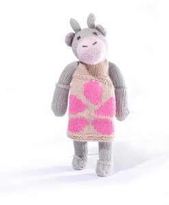 Cow Soft Toy in Big Pattern Dress