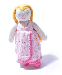 Organic Cotton Girl Soft Toy by ChunkiChilli