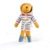 Lion Soft Toy in Changeable Stripy Hoodie