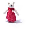 Polar Bear in Crochet Dress