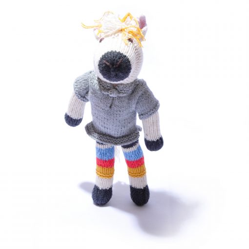 Horse Soft Toy in Stripy Trousers by ChunkiChilli