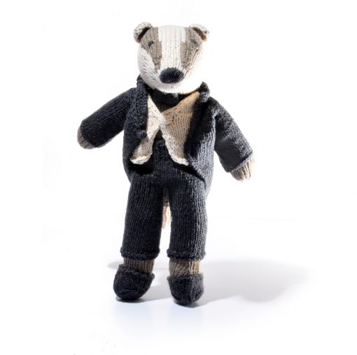 Badger Soft Toy in Morning Coat