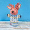 Organic Cotton Reindeer Hand Puppet