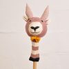 Knitted Goat Golf Club Cover in Organic Cotton