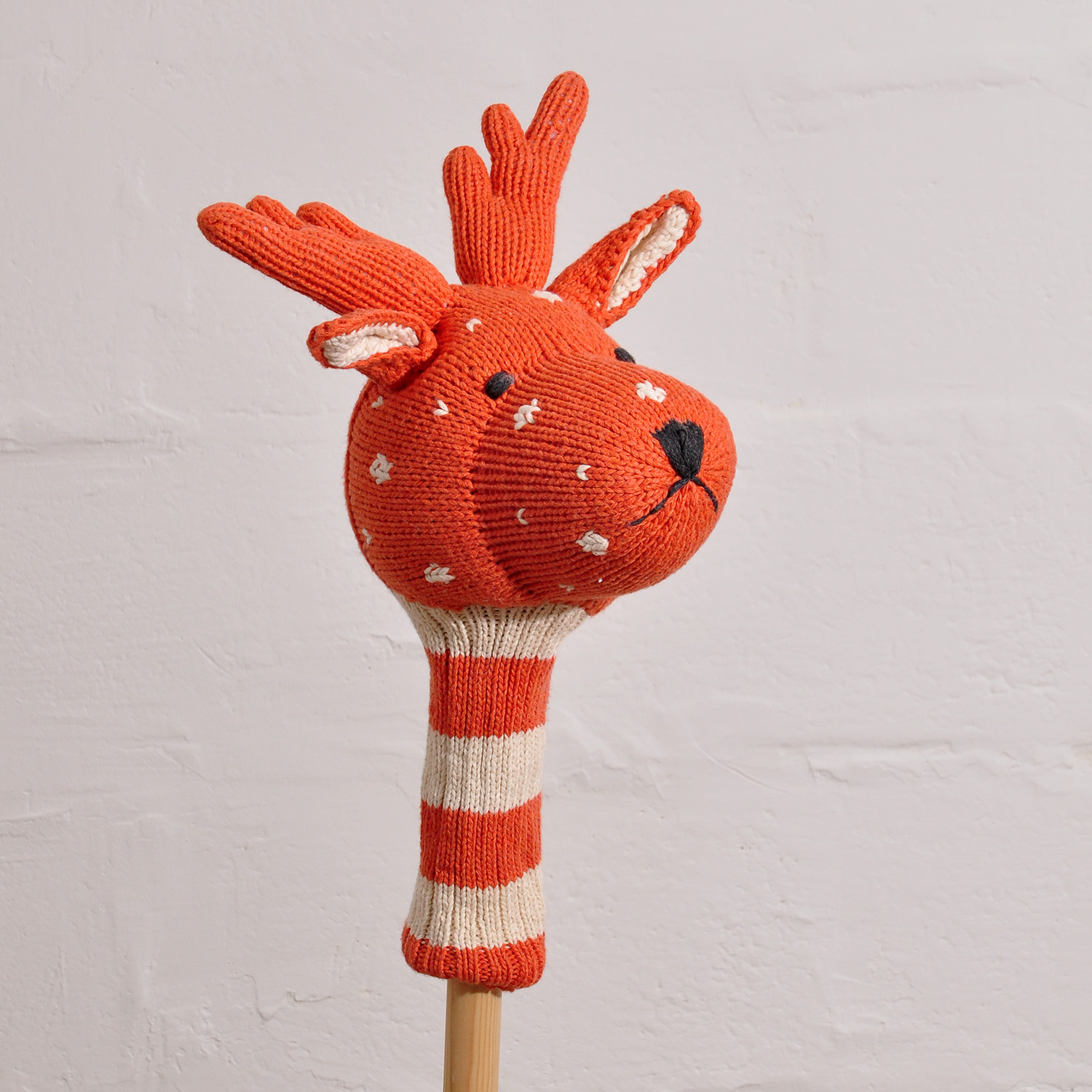 Reindeer Head Golf Club Cover Reindeer Head Golf Club Cover