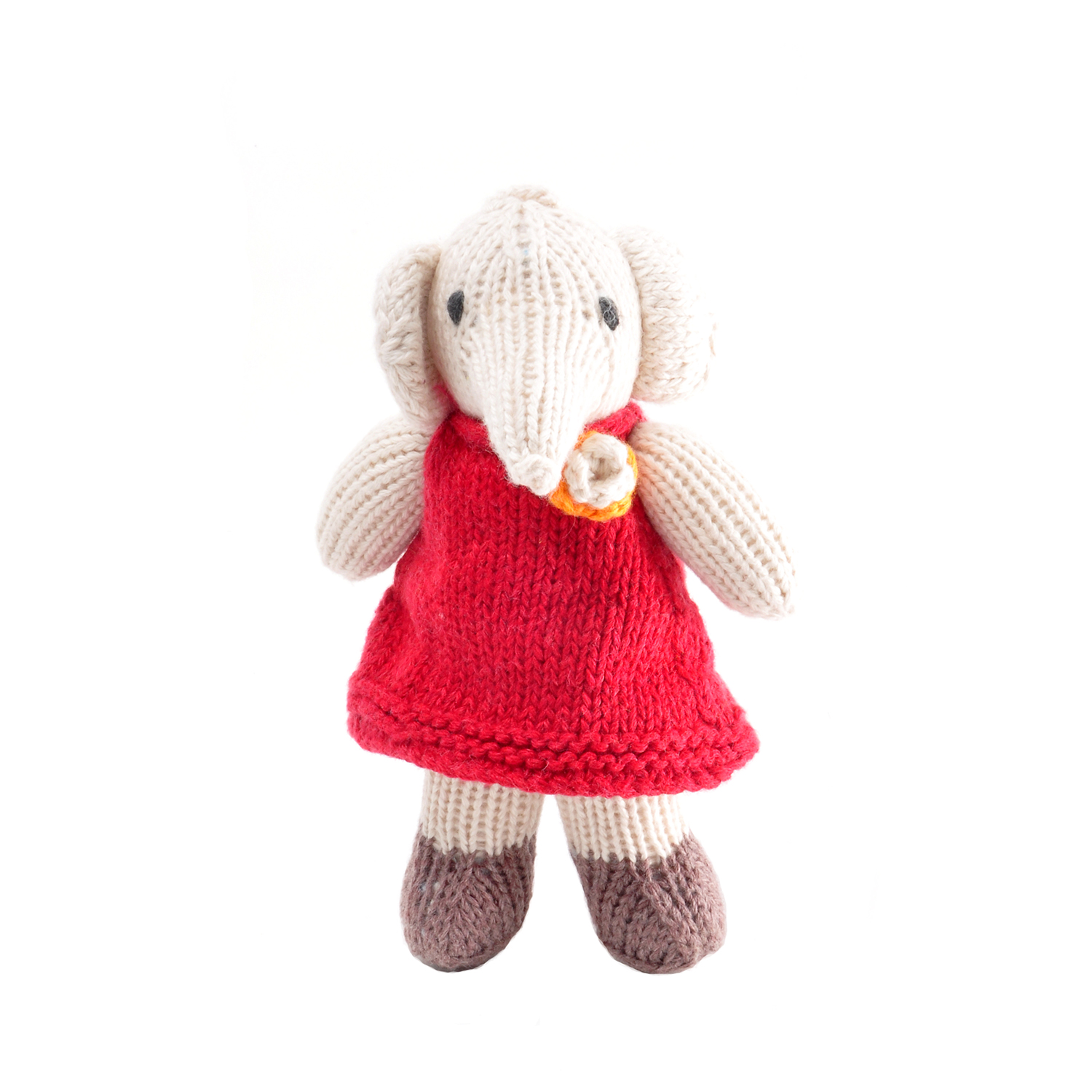 ELEPHANT SYT012 ChunkiChilli Organic Cotton Elephant Soft Toy
