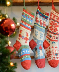 ChunkiChilli Personalised Hand Knitted Christmas Stockings