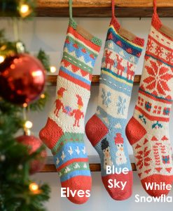 ChunkiChilli Personalised Hand Knitted Christmas Stockings