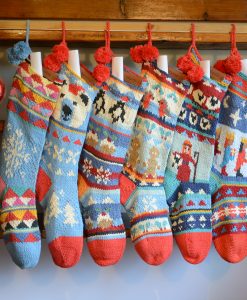 Blue Christmas Stockings