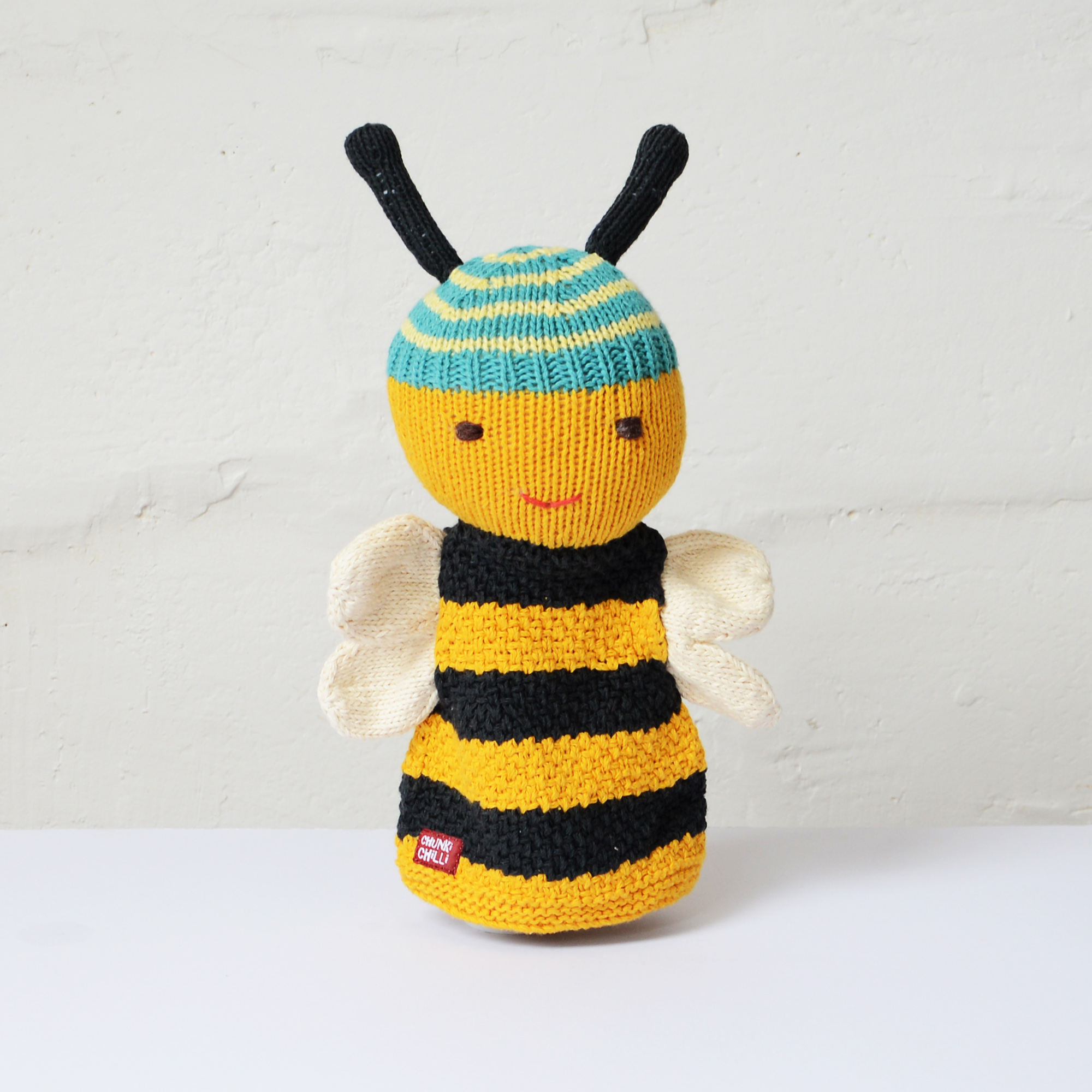 Folkmanis Honey Bee Hand Puppet | Plush Educational Puppet For Kids & Storytelling