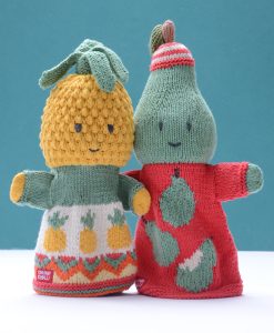 Pineapple and Pear Hand Puppets